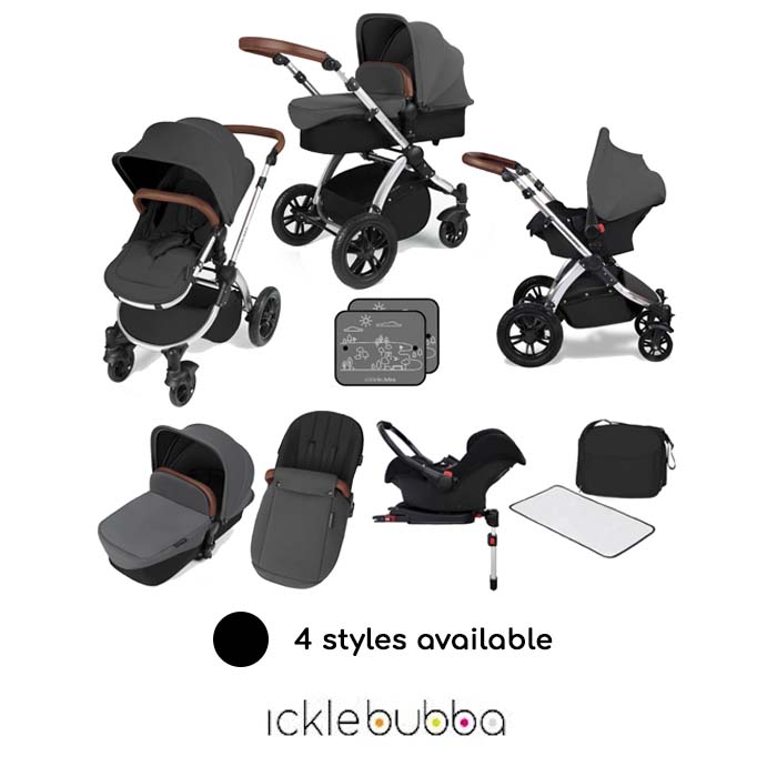 Ickle bubba Stomp V3 All In One Travel System & Isofix Base