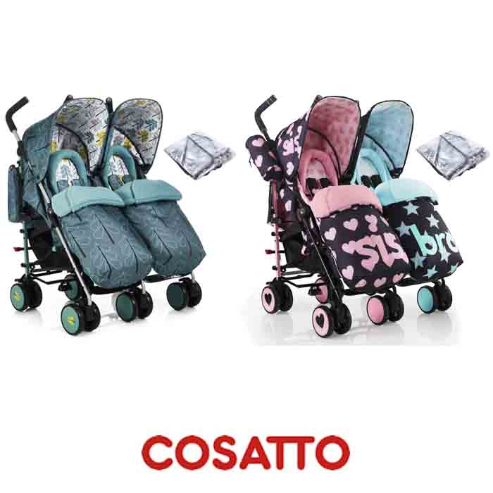 Cosatto Supa Dupa Twin Pushchair Stroller