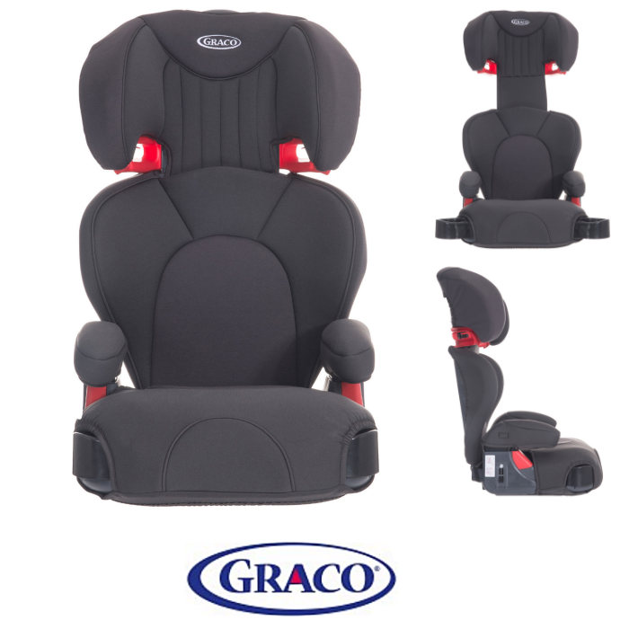 Graco Logico L Group 2-3 Car Seat Booster Seat - Midnight Grey