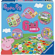 Ravensburger Peppa Pig 6 in 1 Games Set 222