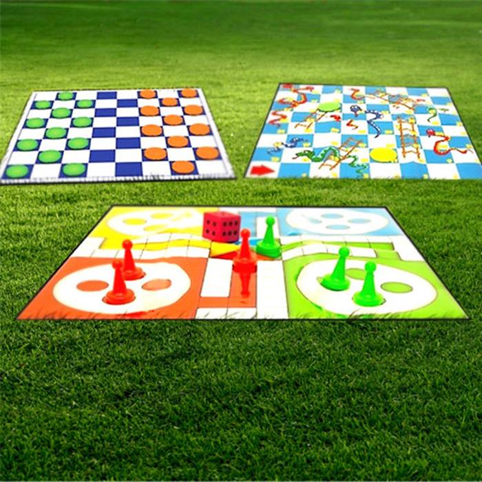 Giant Garden Game Sets - Ludo, Draughts or Snakes & Ladders!