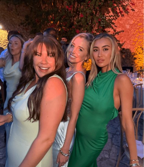 Sophie Habboo with friends