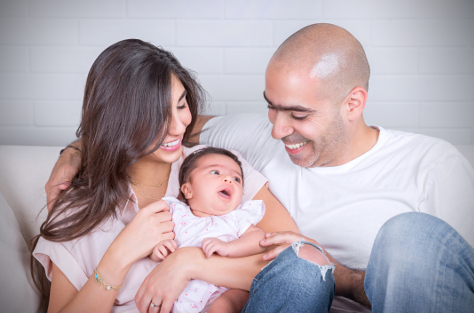 Parents with newborn