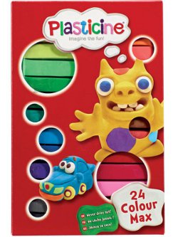 Plasticine 24 colour set 250