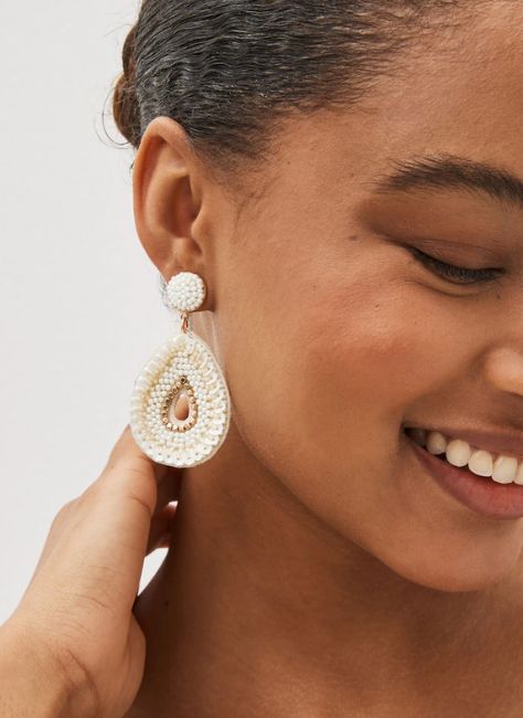 Next beige earrings