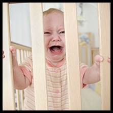 Your baby won't sleep in a cot