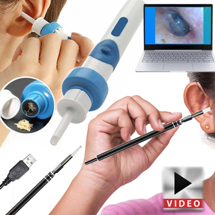 Ear Wax Cleaning Vacuum and Micro-Camera Remover