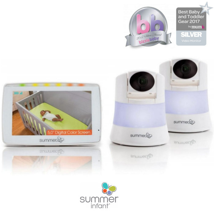 Summer Infant Wide View 2.0 Duo Digital Video Baby Monitor & 2 Cameras
