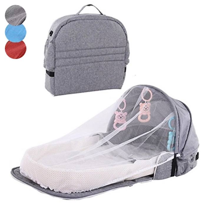 2-in-1 Portable Baby Bed Bag - 3 Colours
