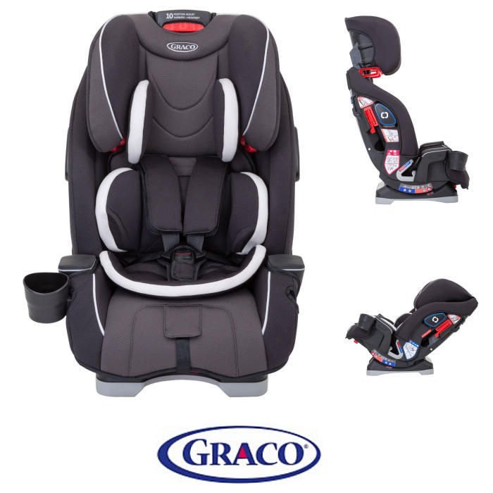 Graco Slimfit Group 0+123 Car Seat - Pearl Grey
