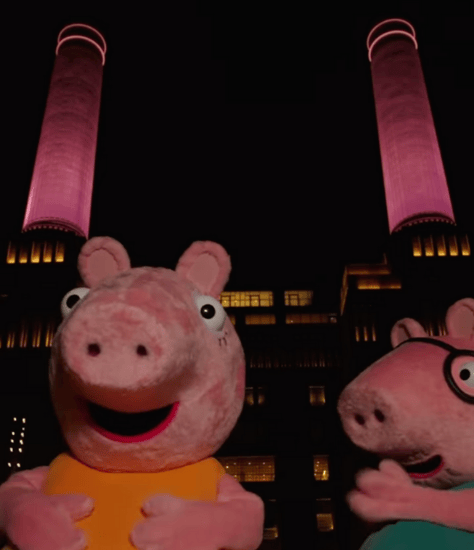 Battersea light up gender reveal