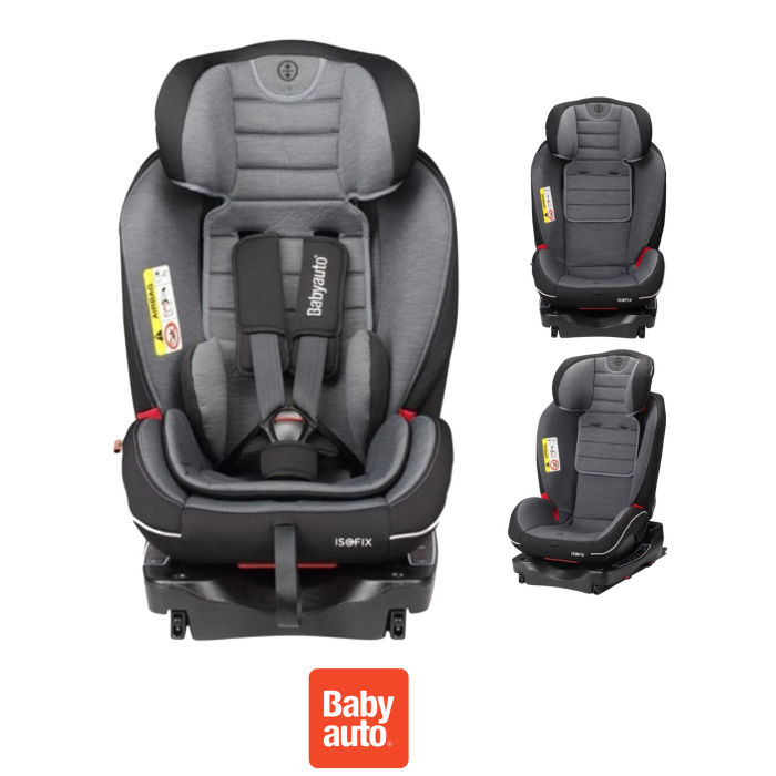 Babyauto Every Stage InfinityFix Group 0+123 Isofix Car Seat - Black / Grey