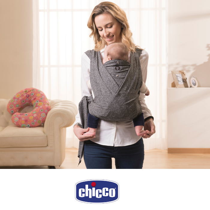 Chicco Comfy Fit Baby Carrier - Grey