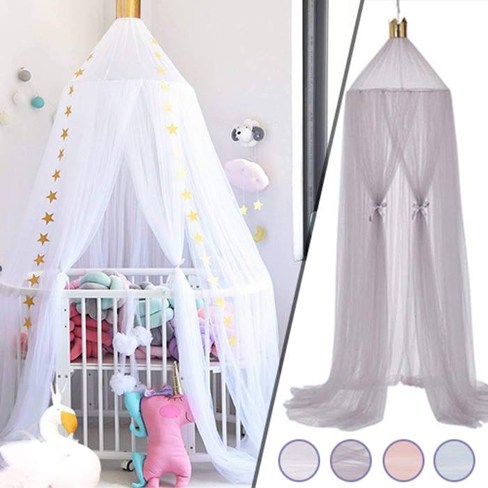 Kid's Mosquito-Net Canopy - 4 Colours