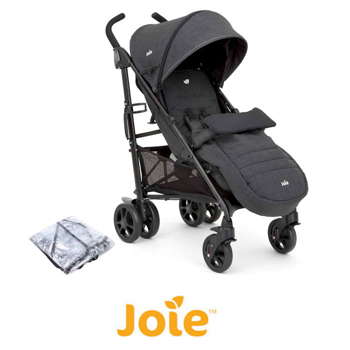 Joie Brisk LX Stroller / Pushchair With Footmuff - Pavement