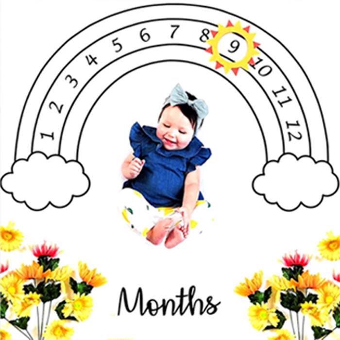 Baby Memory Milestone Blanket - 4 Designs