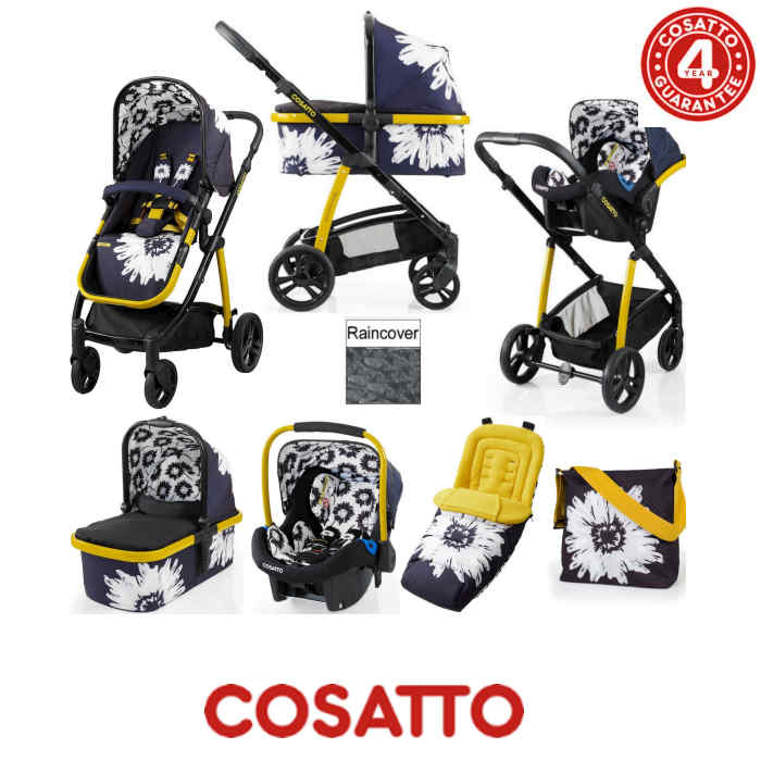Cosatto Wow 3 in 1 Combi Travel System With Accessories - Sunburst