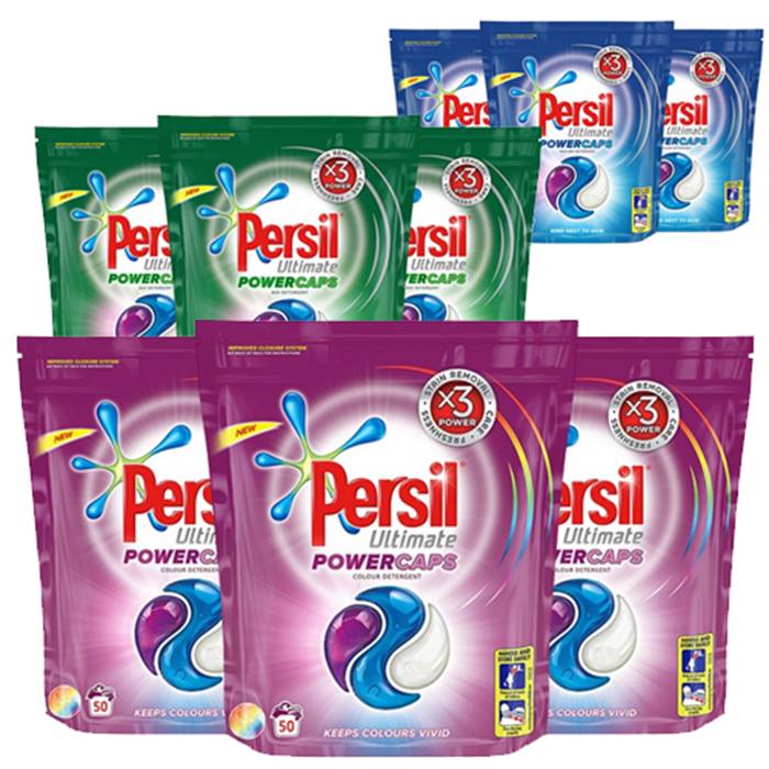 150 Persil Washing Capsules - Bio, Non Bio or Colour!