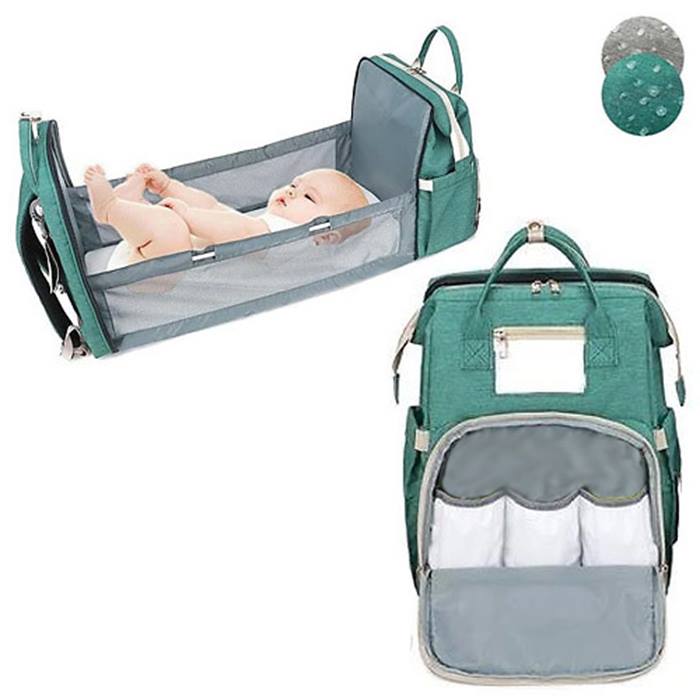 Multifunctional 2-in-1 Diaper Changing Backpack - 2 Colours