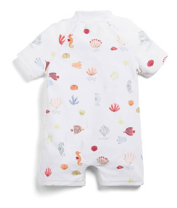 Mamas and Papas Seahorse Print Rash Suit