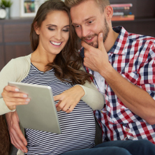 couple writing birth plan
