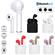 Wireless Apple & Android Compatible Earbuds & Charge Case - 5 Colours