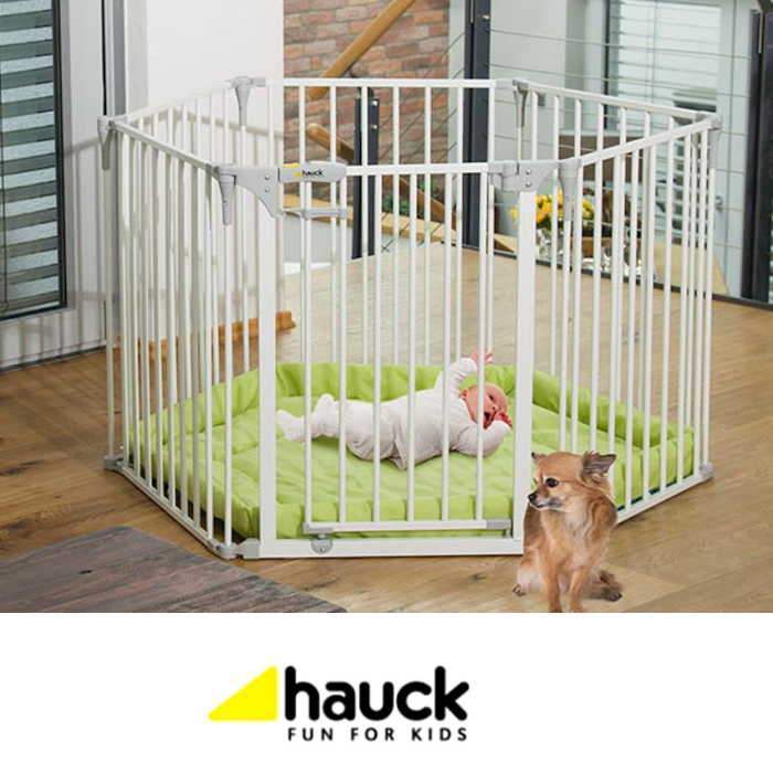 Hauck Baby Park Stair Safety Gate / Playpen - White