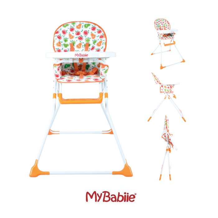 My Babiie MBHC1 Compact Highchair  Apples  Pears
