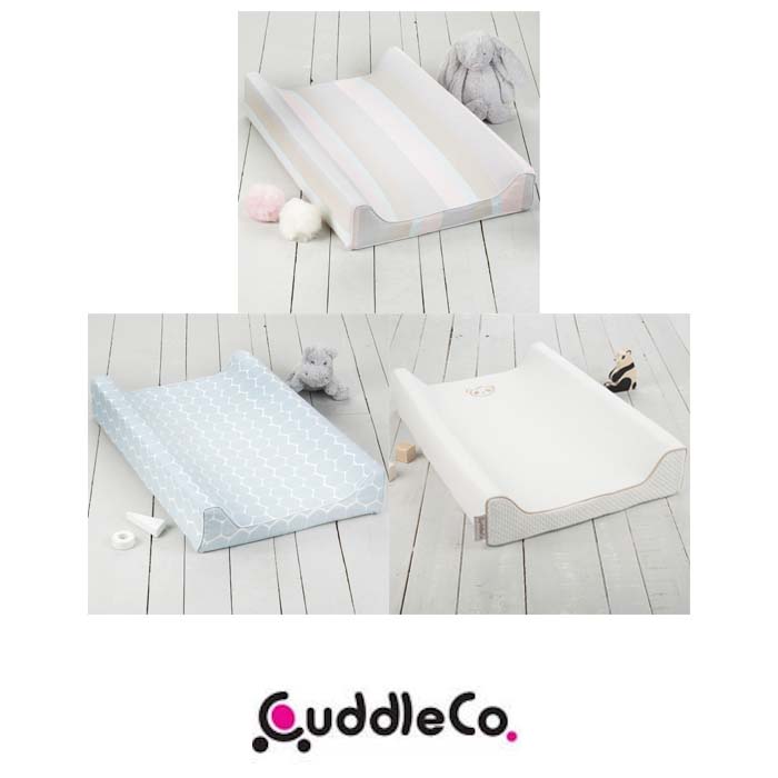 Cuddle Co Comfi-Change Memory Foam Soft Bamboo Designer Changing Mat