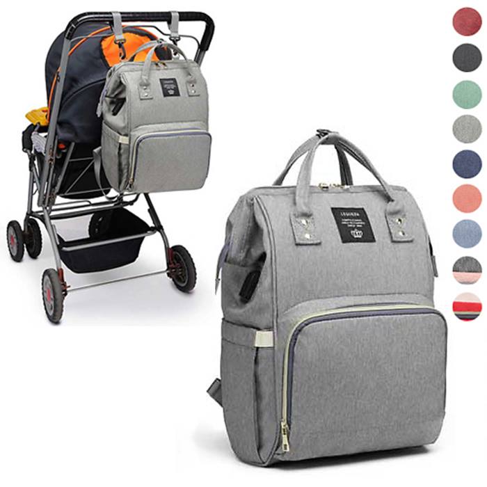 Baby Changing Backpack With Built-in USB Charger - 9 Colours