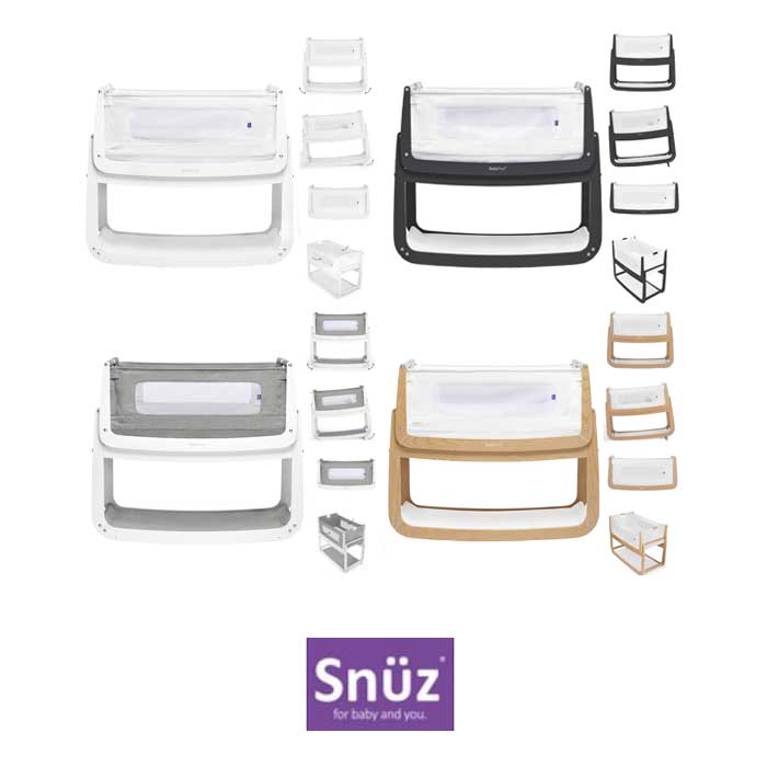 Snuz SnuzPod4 Bedside Crib 3 in 1 With Mattress