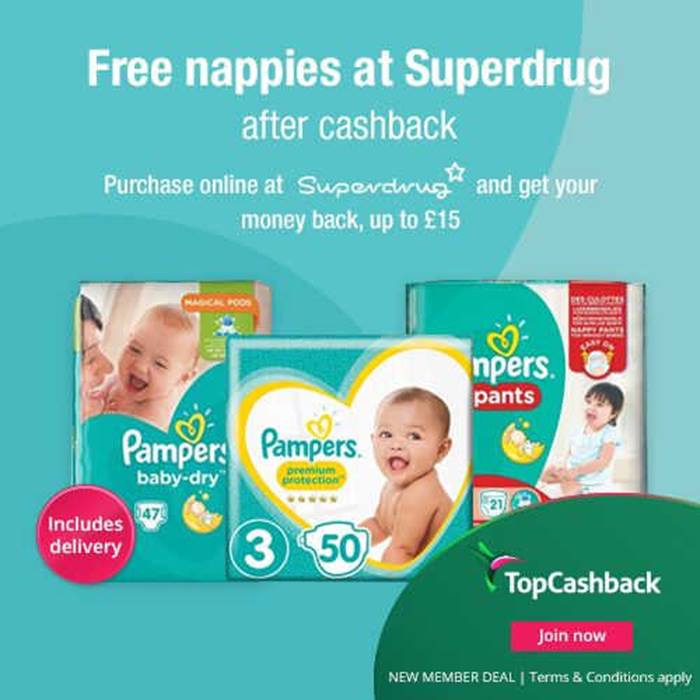 Superdrug free nappies