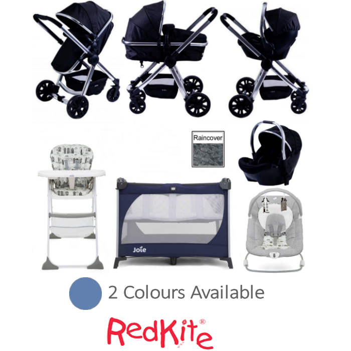 Red Kite / Joie Push Me Fusion All You Need Travel System Bundle