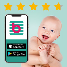 Download our top rated pregnancy and baby app 