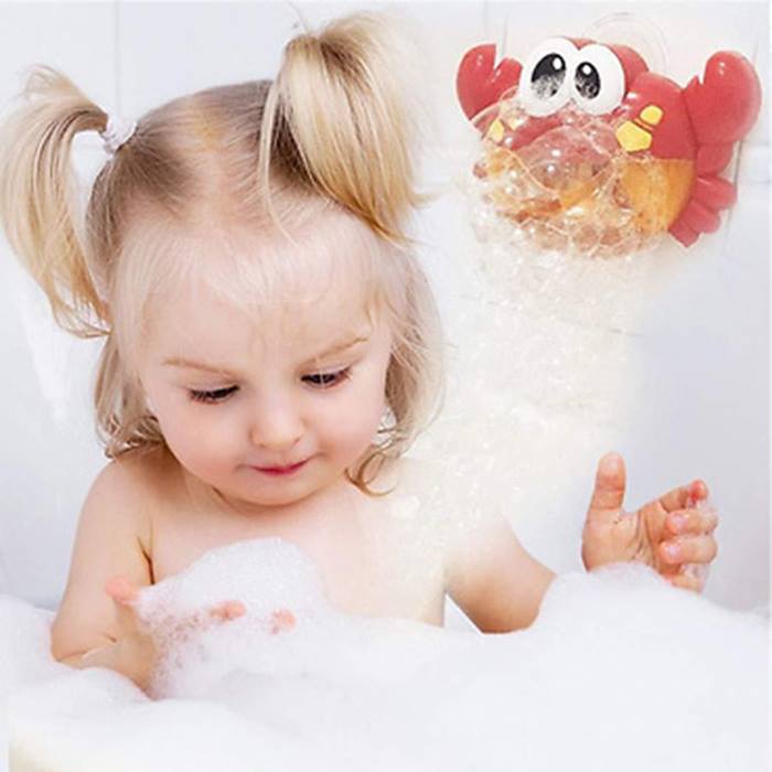 Musical-Crab-Bubble-Blower-Bath-Toy