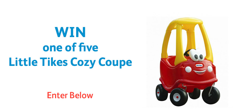 Win one of five Little Tikes Cozy Coupe