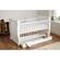 Cuddles Collection Sleigh Cot Bed (White)