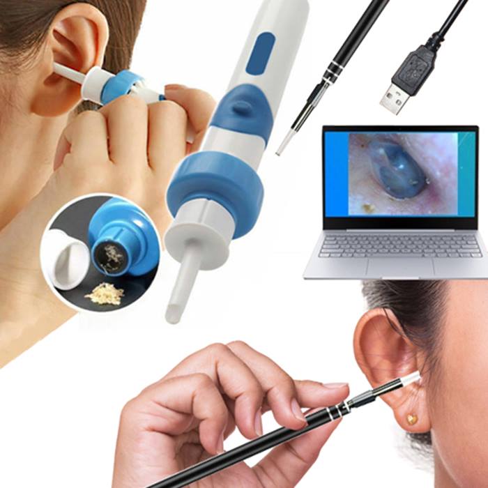 Ear Wax Cleaning Vacuum and Micro-Camera Remover