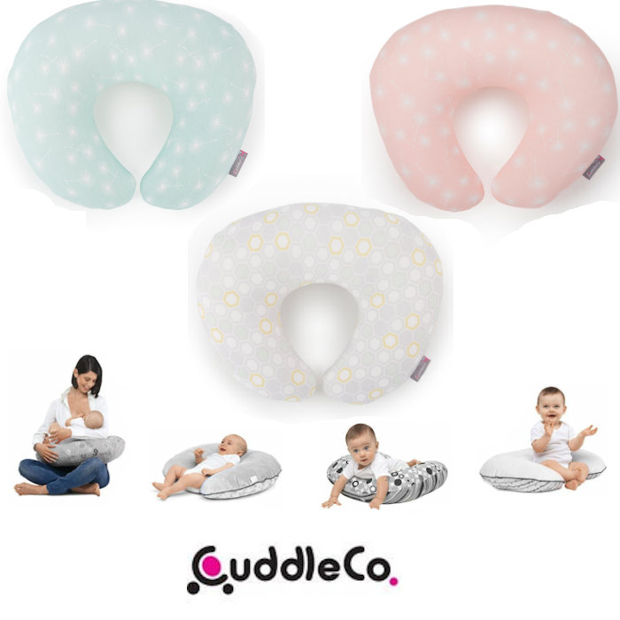 Cuddle Co Comfi-Mum Memory Foam Designer Bamboo 4-in-1 Feeding & Nursing Pregnancy Support Pillow