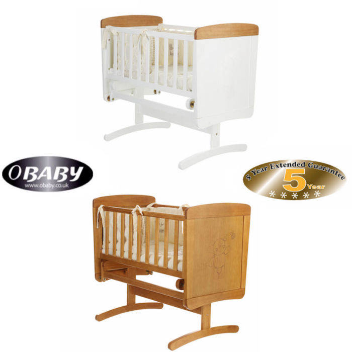 Obaby B Is For Bear Gliding Crib  Foam Mattres