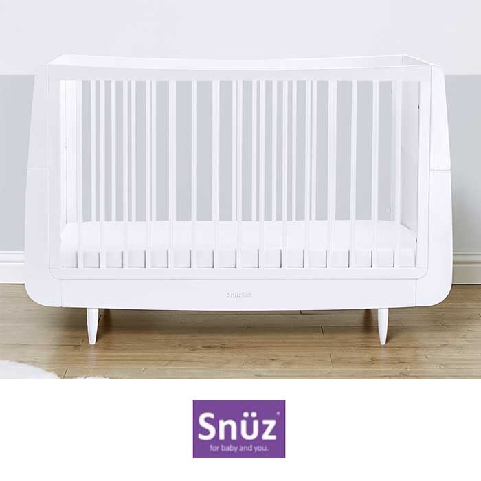 Snuz SnuzKot Skandi Cot Bed With Free Maxi Air Cool Mattress