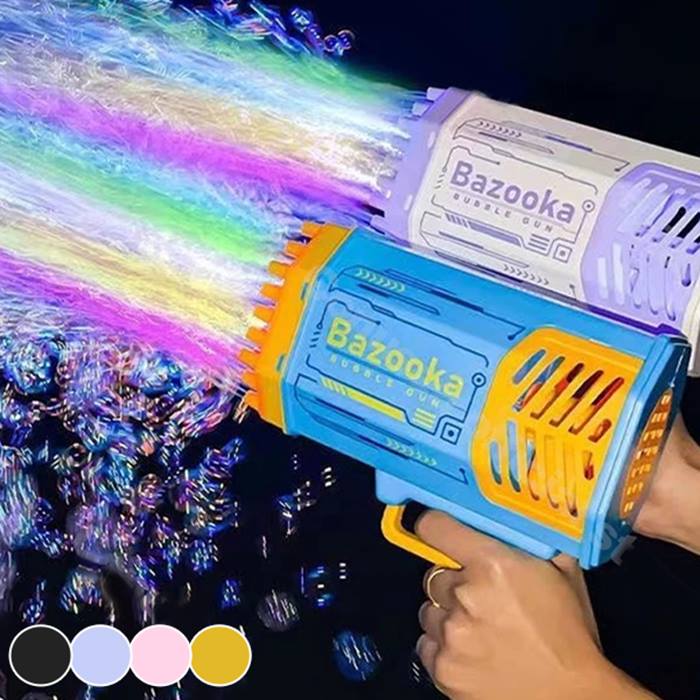 Gatling Electric Bubble Gun - 3 Colours & 2 Versions