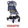 Cosatto Yay Woosh Compact Stroller With Raincover - Grey Fika Forest