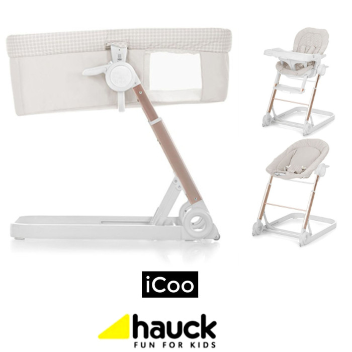 Hauck Icoo Grow With Me 3 in 1 Crib / Highchair / Rocker