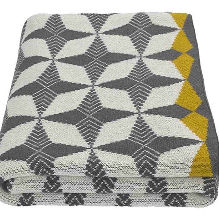 THRETR001GRY-UK_Etruria_Cotton_Knit_Throw_130x170cm_Grey_and_Chartreuse_PL