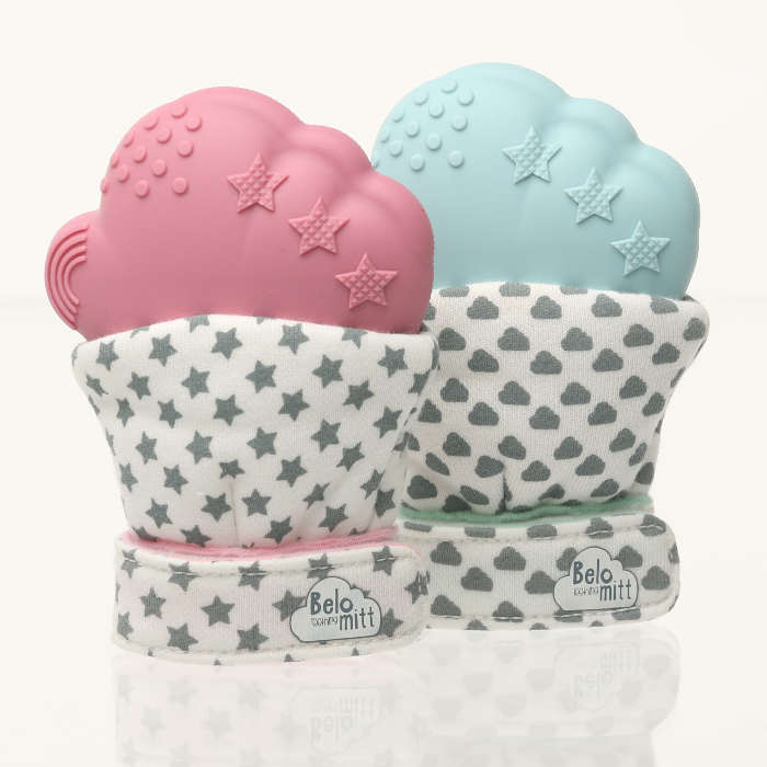 Belo Teething Mitt - Both colours