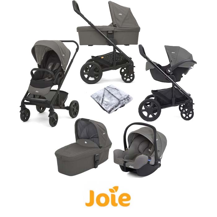 Joie Chrome Trio (I-Snug) Travel System With Carrycot