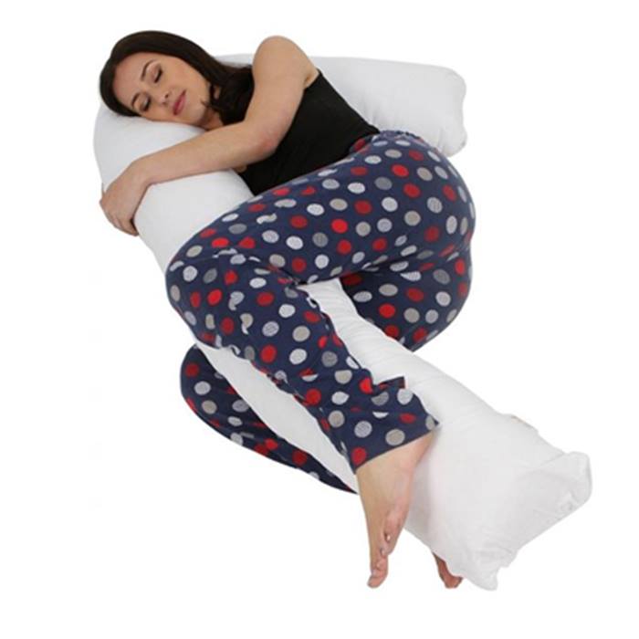 Giant L-Shaped Support Pillow with Optional Cover - 6 Colours