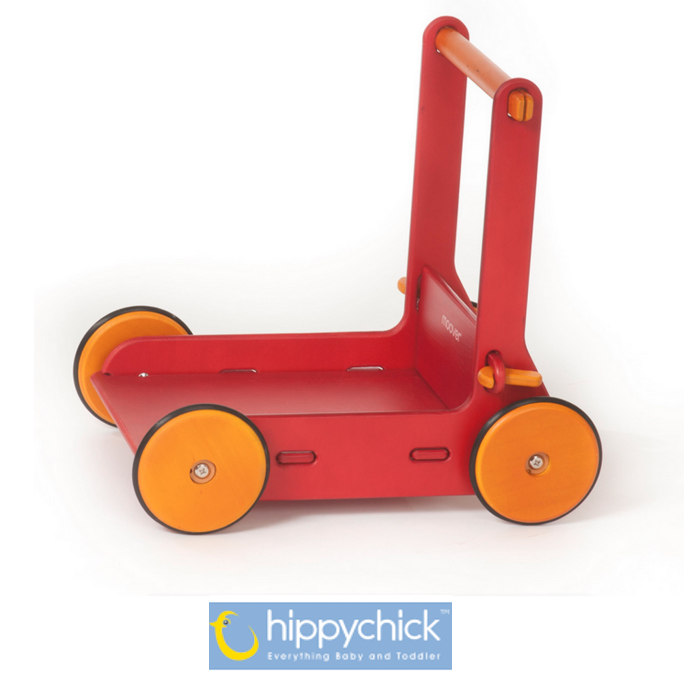 Hippychick Moover Wooden Baby Walker - Red