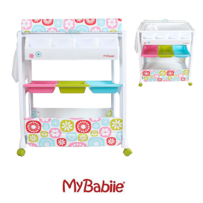 My Babiie Baby Bath Changing Unit Floral